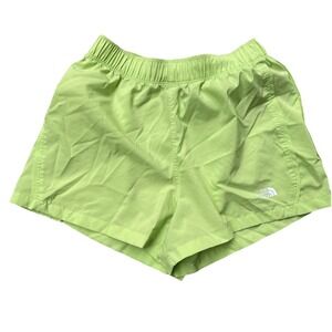 Women's The North Face Running Shorts Neon Yellow Size XS